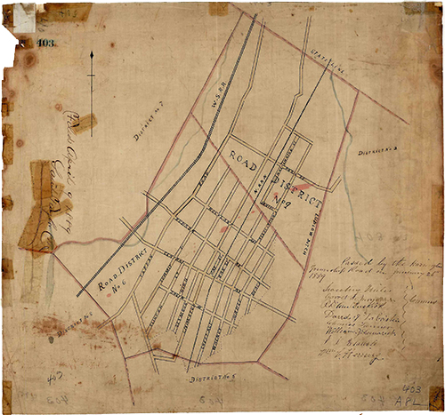 alpine proposed town map